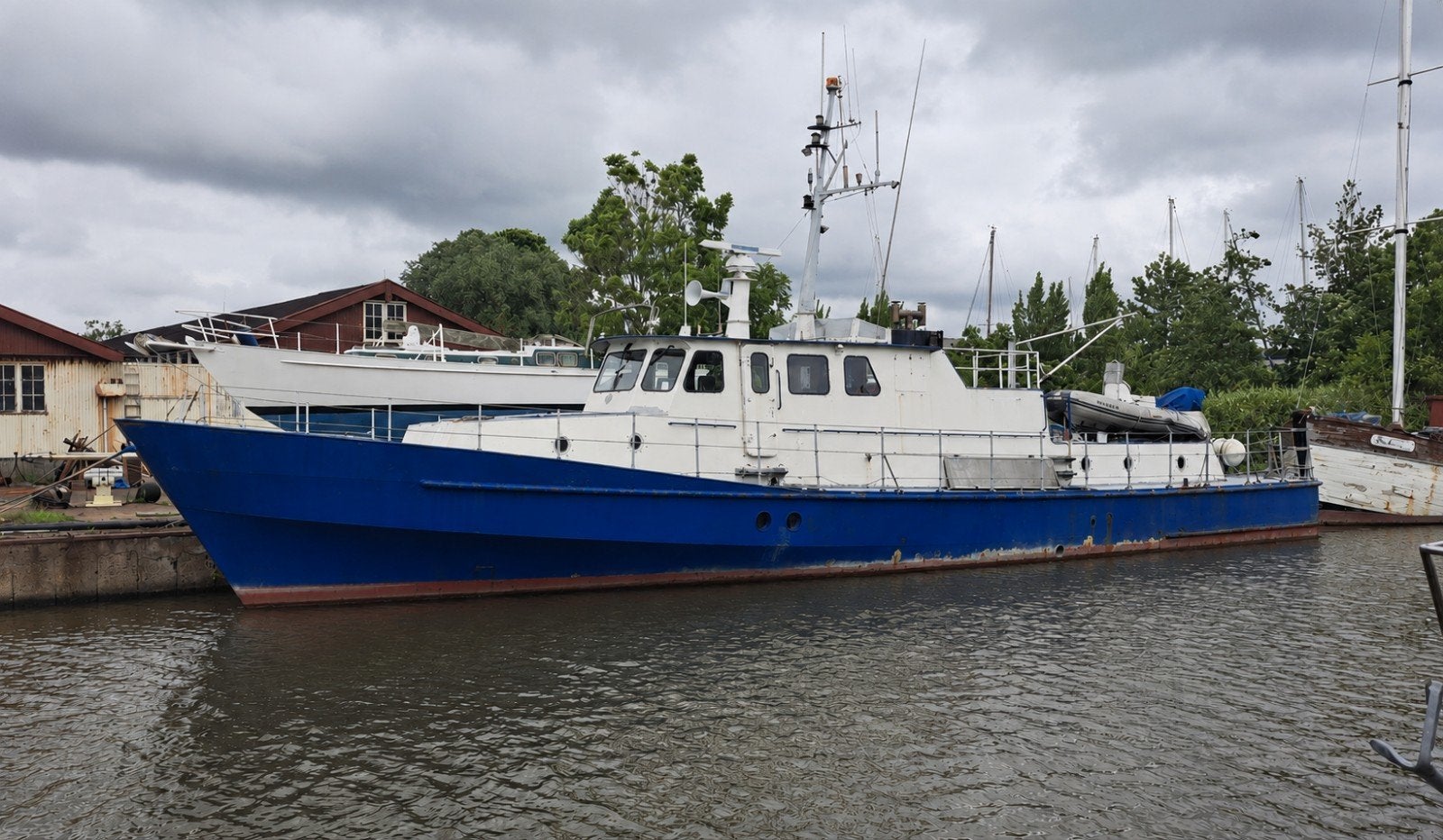 Patrouilleboot met CVO, Watersport en Boten, Binnenboordmotor, Diesel, Navigatie, Ophalen