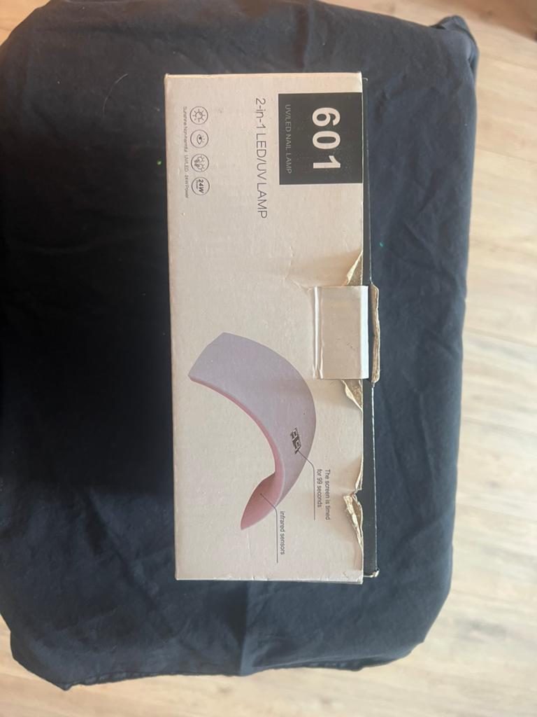 UV-LED lamp, gelnagels, Wit, Ophalen of Verzenden, Zo goed als nieuw, Handen en Nagels