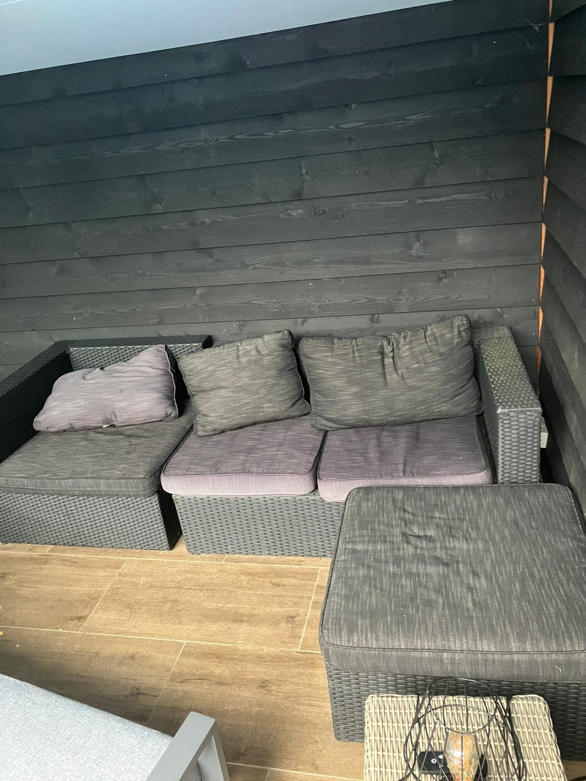 Loungeset gratis, Tuin en Terras, 4 zitplaatsen, Kunststof, Gebruikt, Ophalen of Verzenden
