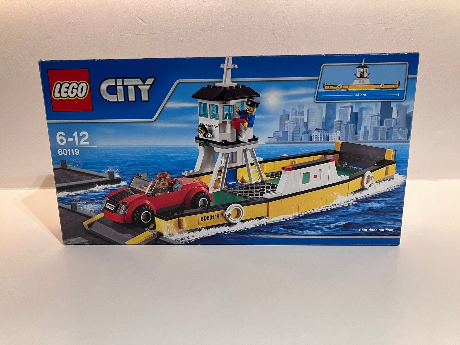 Lego City: nummer 60119 - Ferry (Veerpont), Ophalen of Verzenden, Zo goed als nieuw