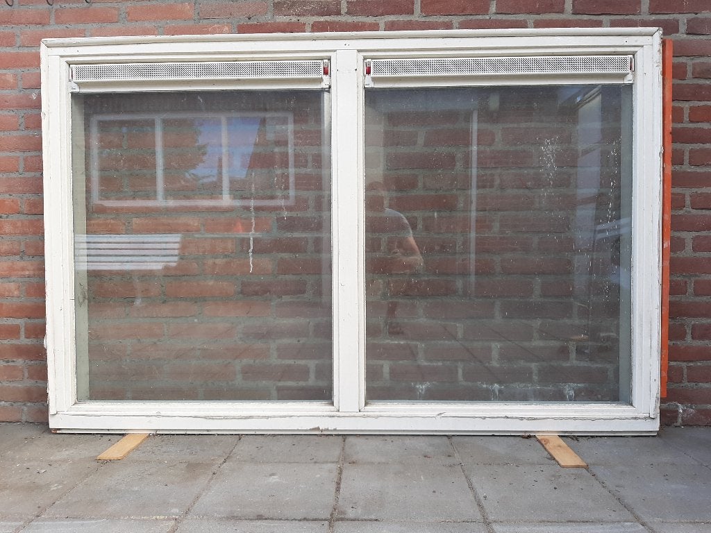 kozijn met dubbel beglazing, Ophalen, Gevelraam of Ruit, Gebruikt, 80 tot 120 cm
