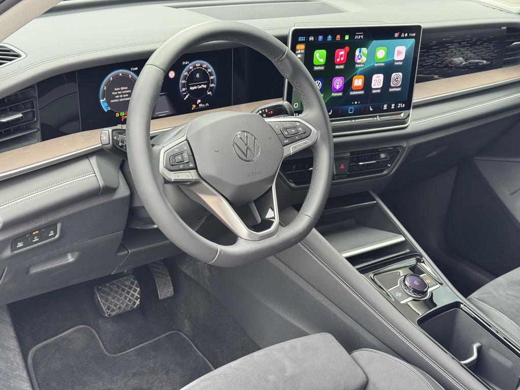 Volkswagen Tayron 1.5 eTSI Elegance 7p. | Trekhaak | 360 c, 4 cilinders, 150 pk, Wit, Bedrijf