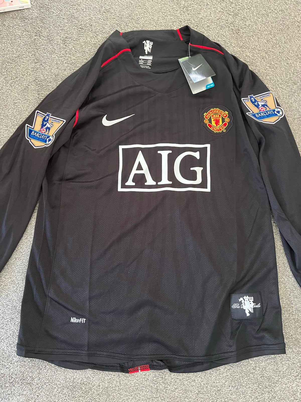 Ronaldo 7 Retro Manchester United Longsleeve 2007/2008 M, Maat M, Ophalen of Verzenden, Nieuw, Shirt