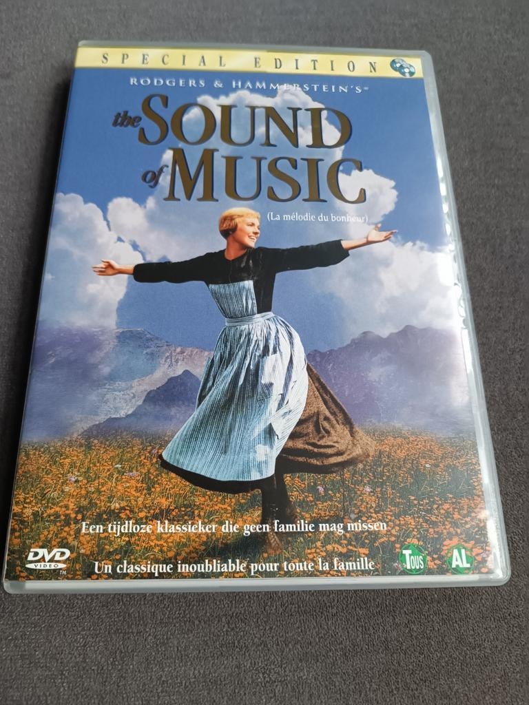The sound of music - dvd, Drama, Ophalen of Verzenden, Zo goed als nieuw, Alle leeftijden