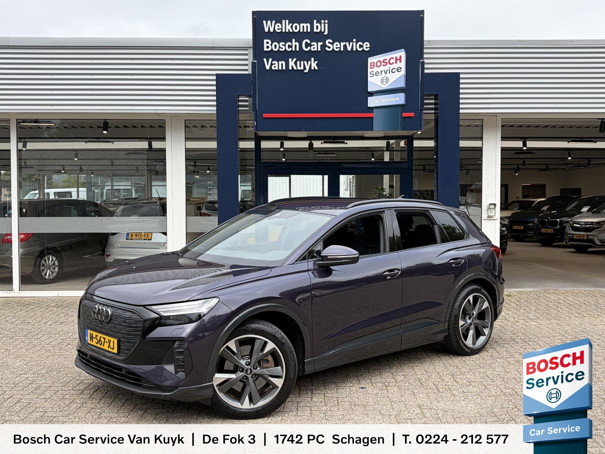 Audi Q4 e-tron 40 Launch edition Advanced 77 kWh / SOH 94,6%, Auto's, Automaat, Achterwielaandrijving, Gebruikt, Overige kleuren