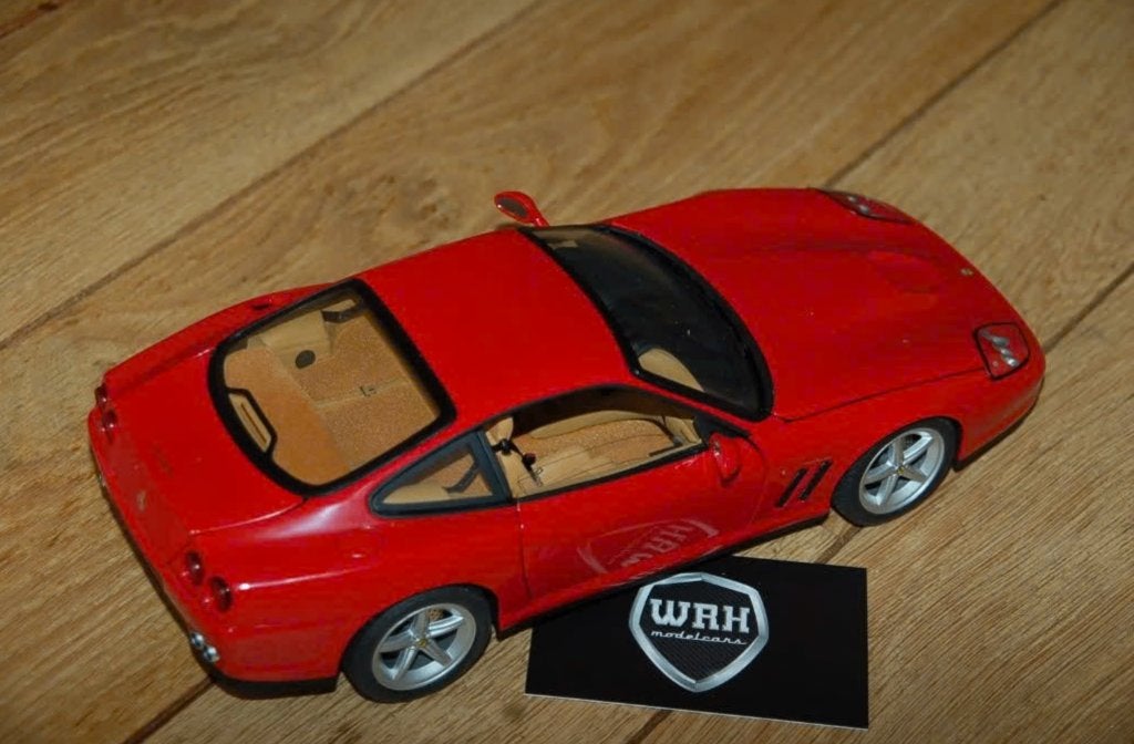 Ferrari 575 M Marranello rosso corsa red Hotwheels elite WRH, Verzenden, Zo goed als nieuw, Auto, Hot Wheels