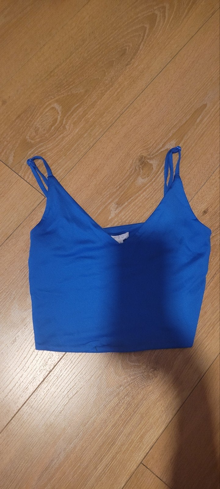 Blauwe crop top van Amisu, maat S, Blauw, Ophalen of Verzenden, Gedragen, Amisu