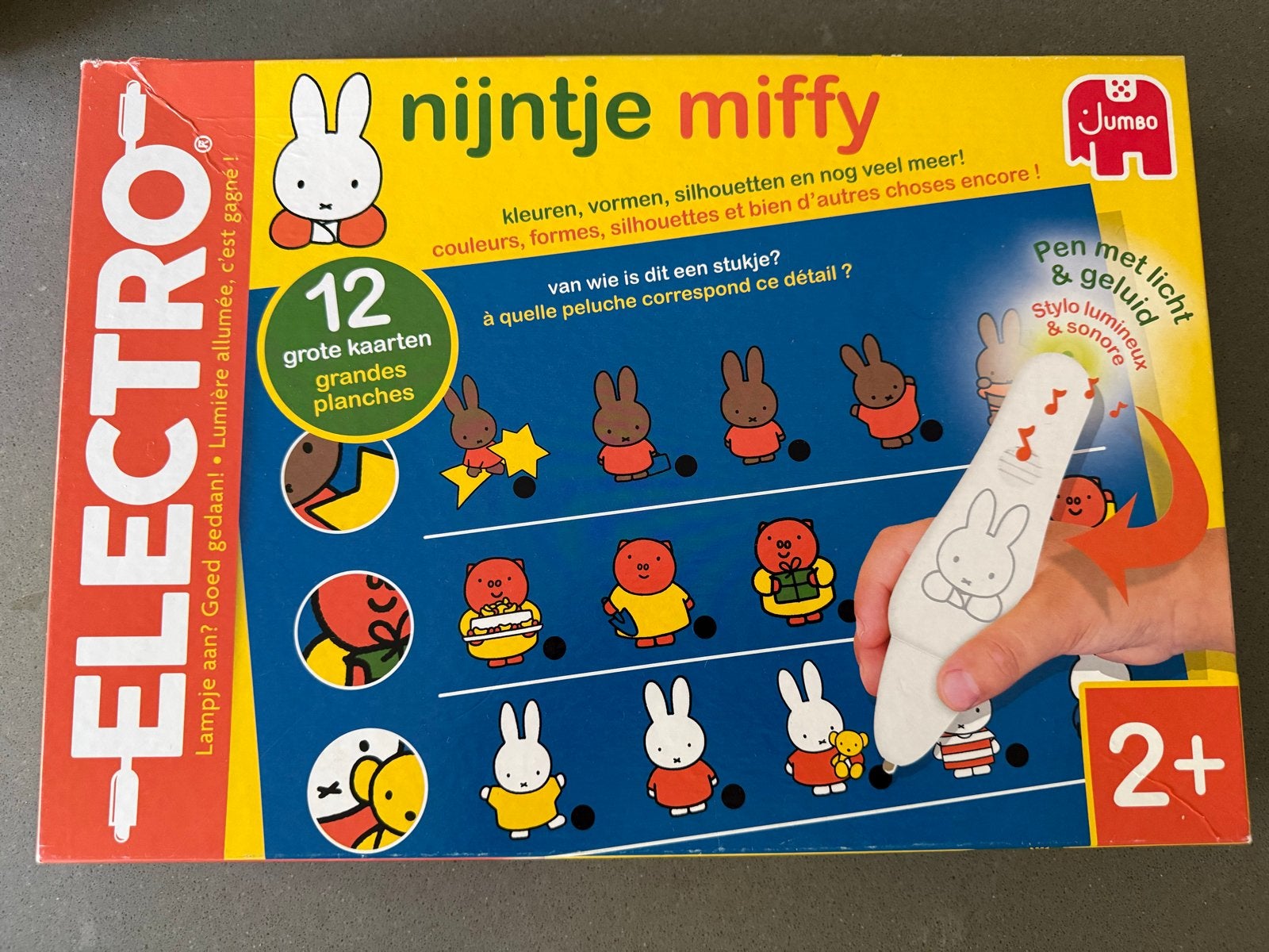 Jumbo Nijntje Miffy Electro Pen met Licht & Geluid, Ophalen, Zo goed als nieuw, Ontdekken, Met licht