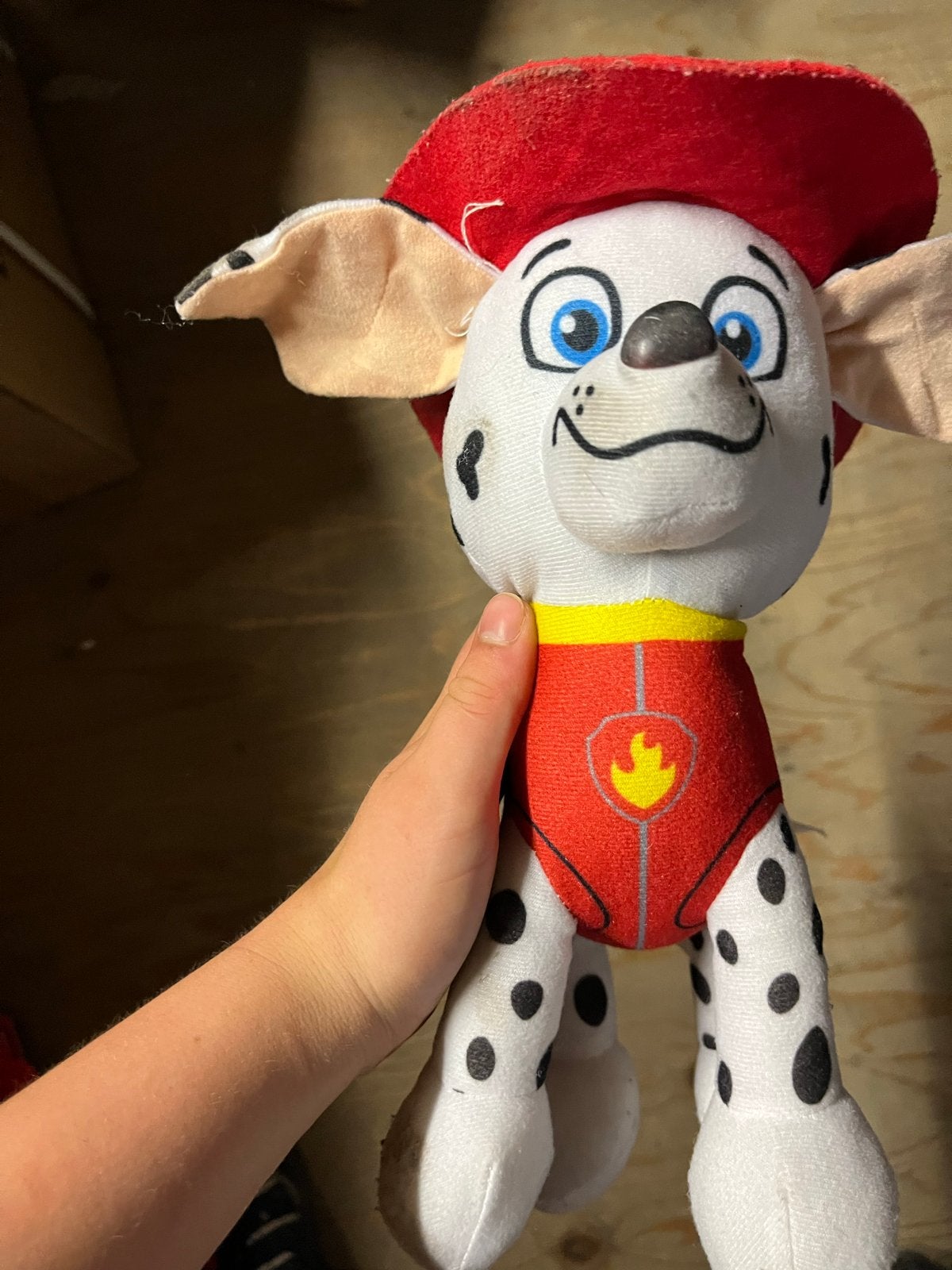 Paw Patrol Marshall knuffel - Zo goed als nieuw, Ophalen, Overige merken, Hond, Zo goed als nieuw