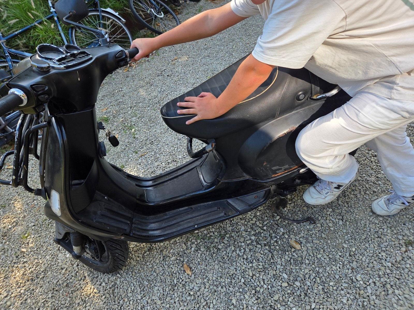 Vespa S 25 km/u - Zwart - Gebruikt, Ophalen, Gebruikt, Vespa S, Benzine