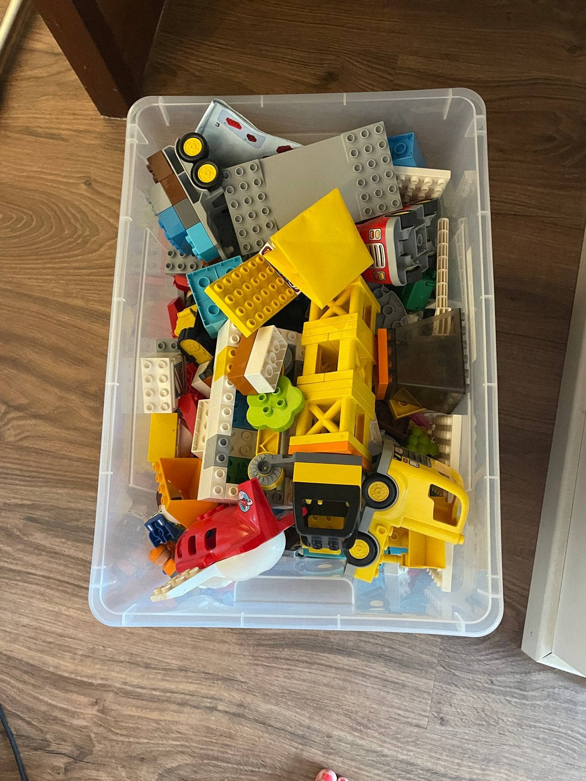 Grote doos met duplo blokken van alles door elkaar, Ophalen, Gebruikt, Overige merken