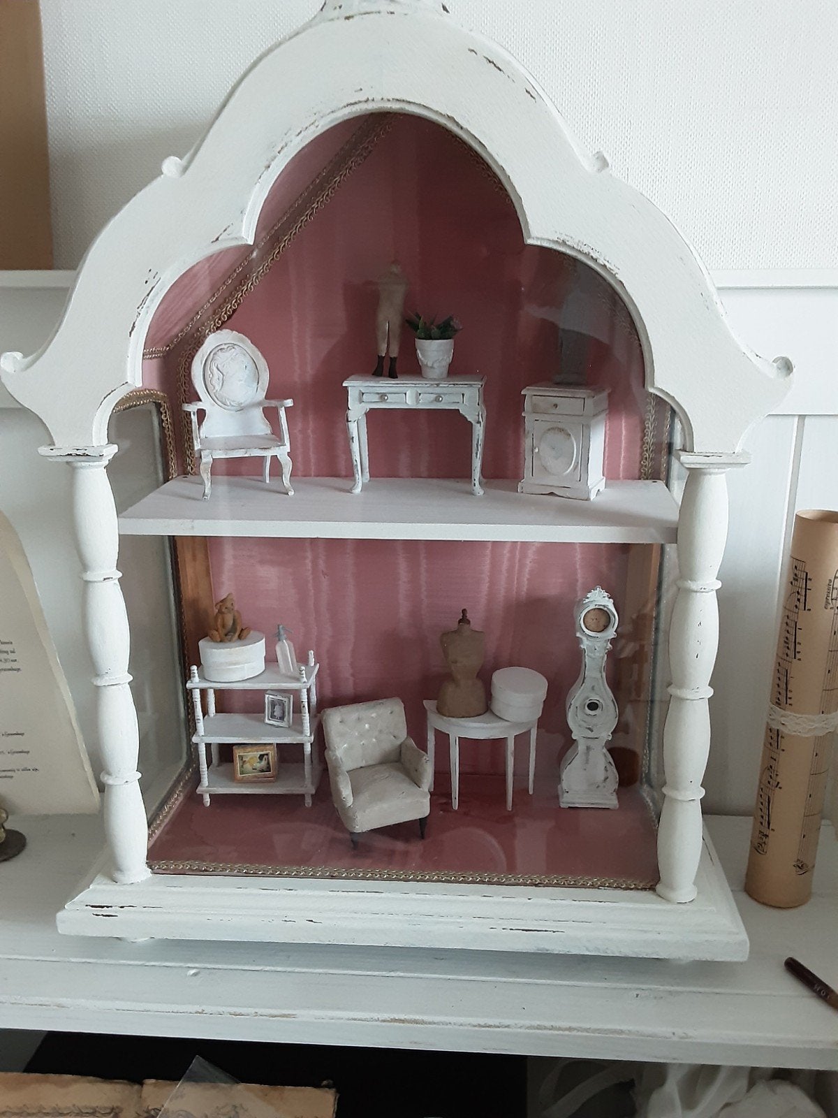 oud brocante shabby kastje, Ophalen of Verzenden