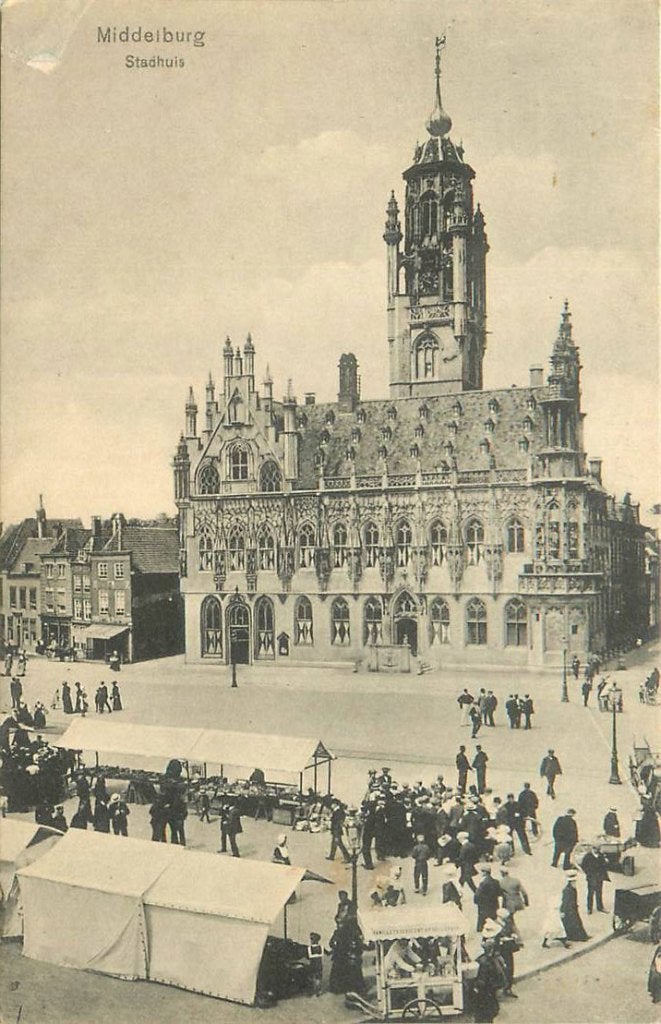 388-264-033 Middelburg Stadhuis, Verzenden, Voor 1920, Zeeland