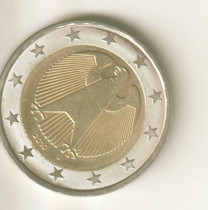 2 euro 2010 j duitsland, Postzegels en Munten, Munten | Europa | Euromunten, Verzenden, Duitsland, 2 euro