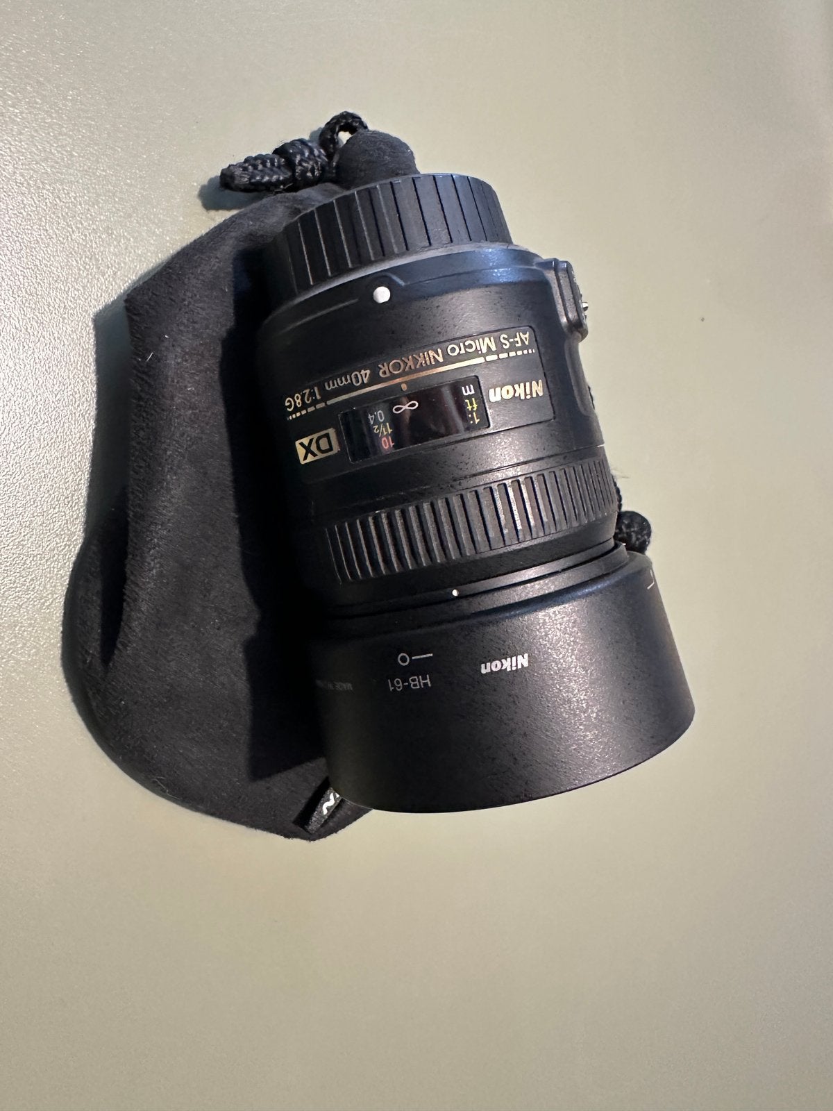 Nikon DX AF-S Micro NIKKOR 40mm 1:2:8 G F mount, Audio, Tv en Foto, Ophalen, Zo goed als nieuw, Macrolens