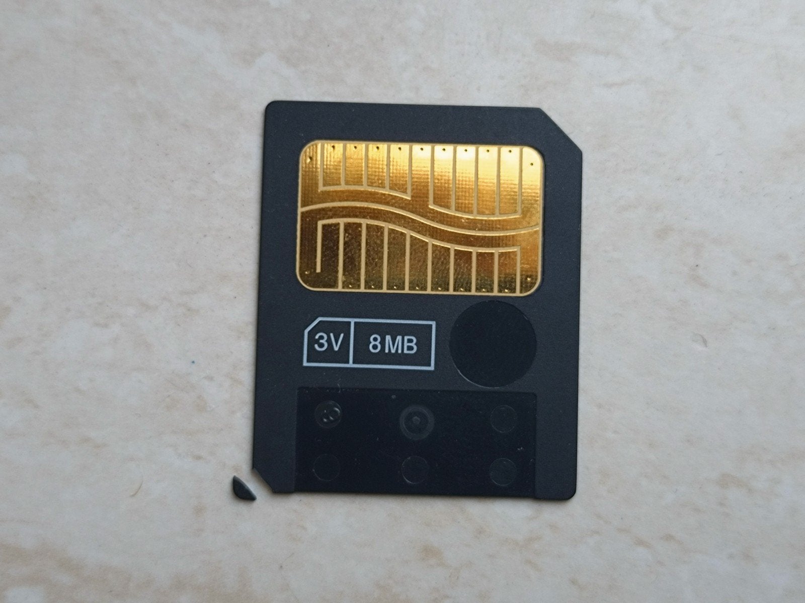 SmartMedia kaart 8MB met klein defect - Goedkoper, Gebruikt, Overige typen, SmartMedia, Fotocamera