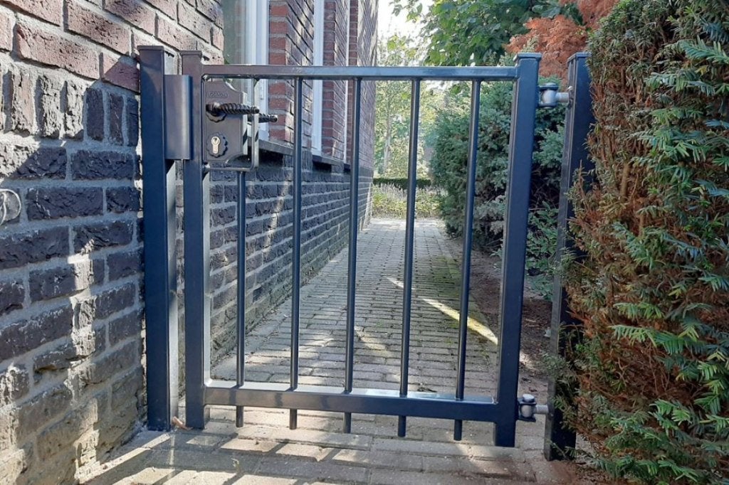 Tuinpoort op maat, Ophalen, Staal, Nieuw, Looppoort