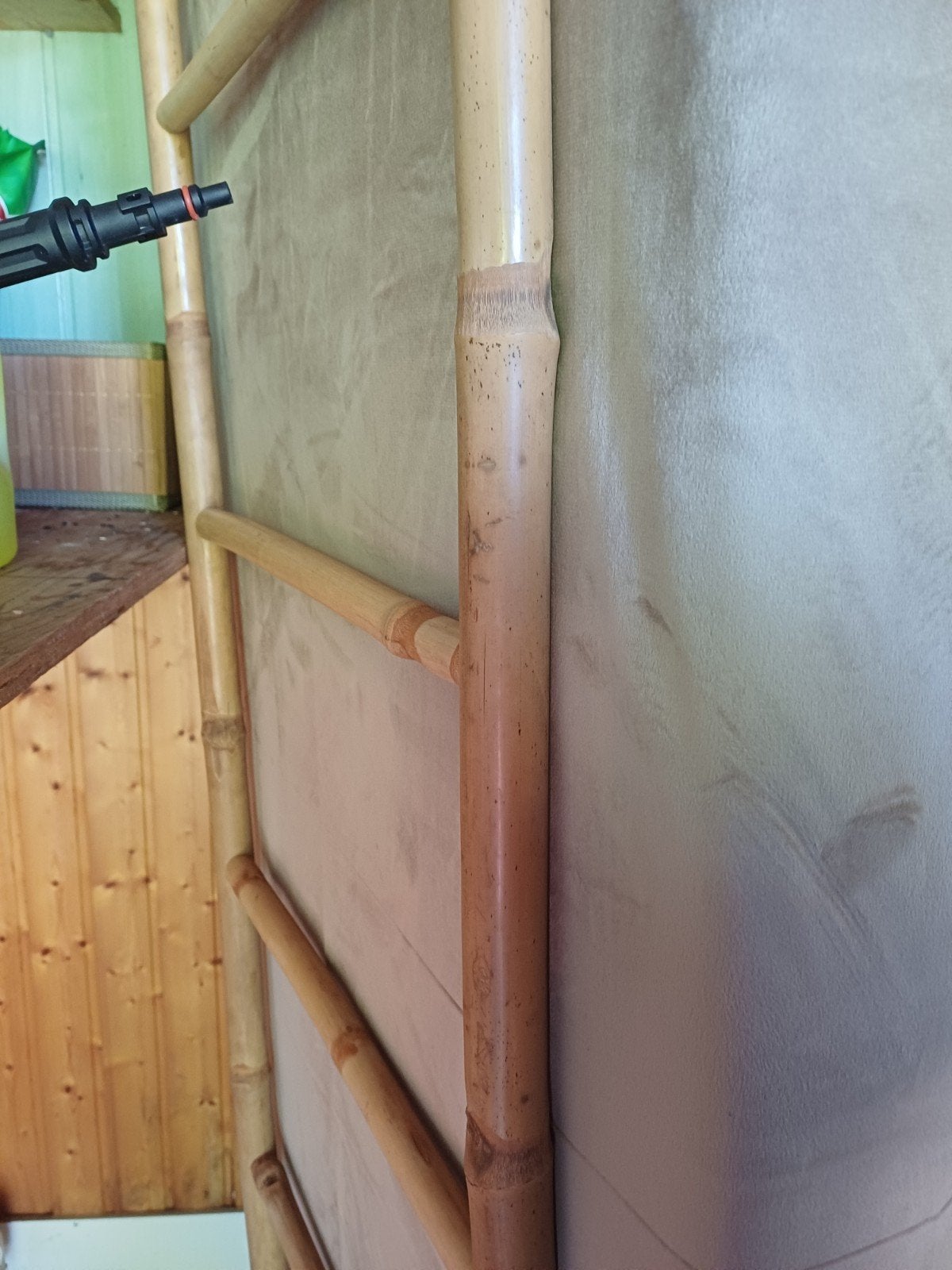 Decoratieve bamboe ladder, Ophalen