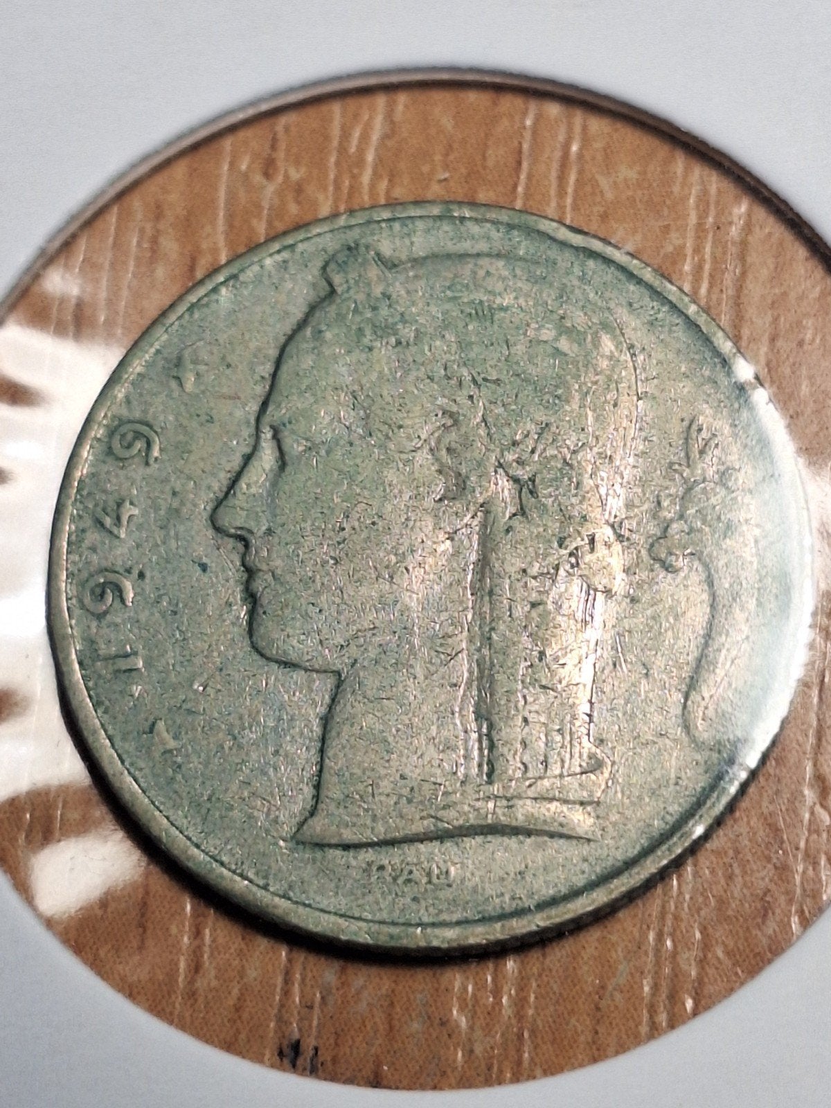 BELGIË 5 francs 1949 (#87), Ophalen of Verzenden, Overig, Losse munt