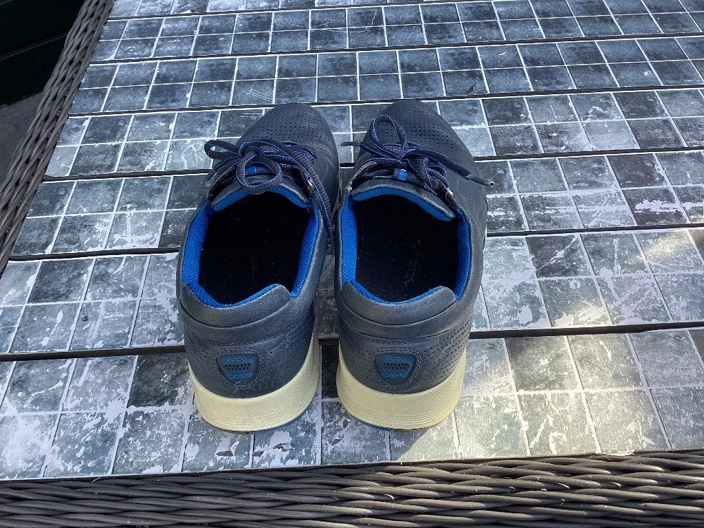 Ecco danisch design marineblauw maat 42 leer, Kleding | Heren, Schoenen, Ecco, Blauw, Ophalen of Verzenden, Sneakers of Gympen