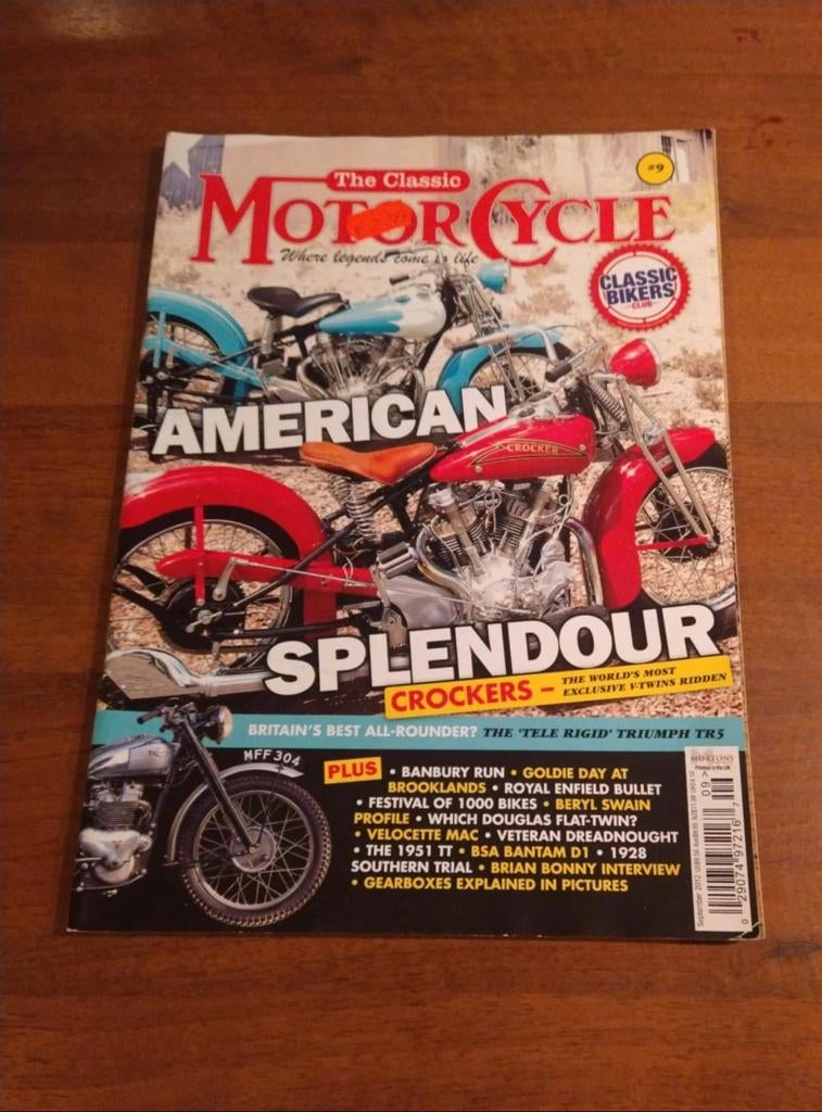 The Classic Motorcycle september 2012, Verzenden, Gelezen
