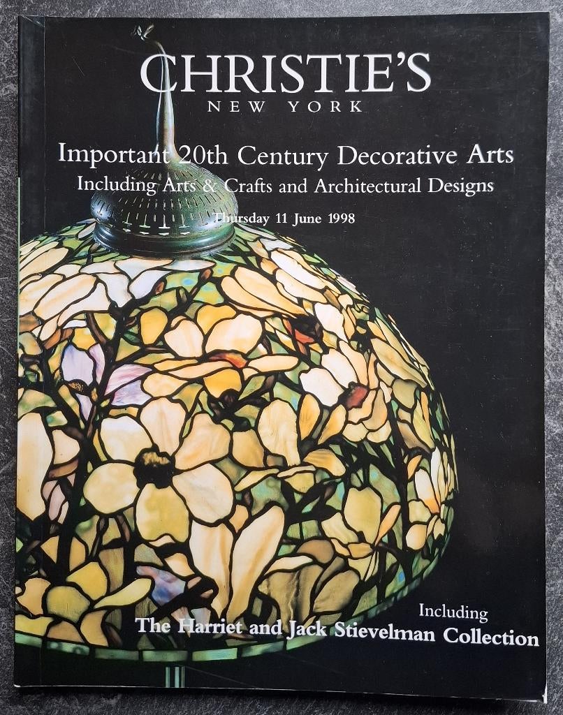 Christie’s New York 11 june 1998, important 20th century dec, Ophalen of Verzenden, Gelezen