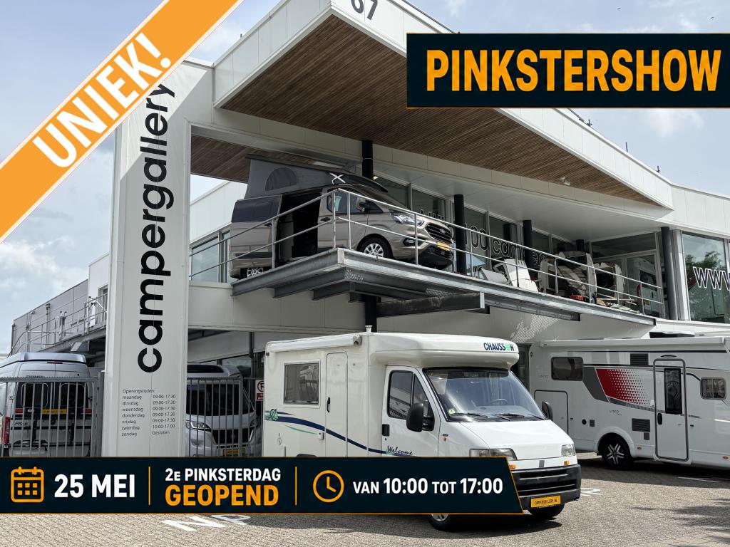 Chausson Welcome 50 5.40m COMPACT! RONDZIT + KLAPBED, Ringverwarming, Fiat, Tot en met 2, 5 tot 6 meter