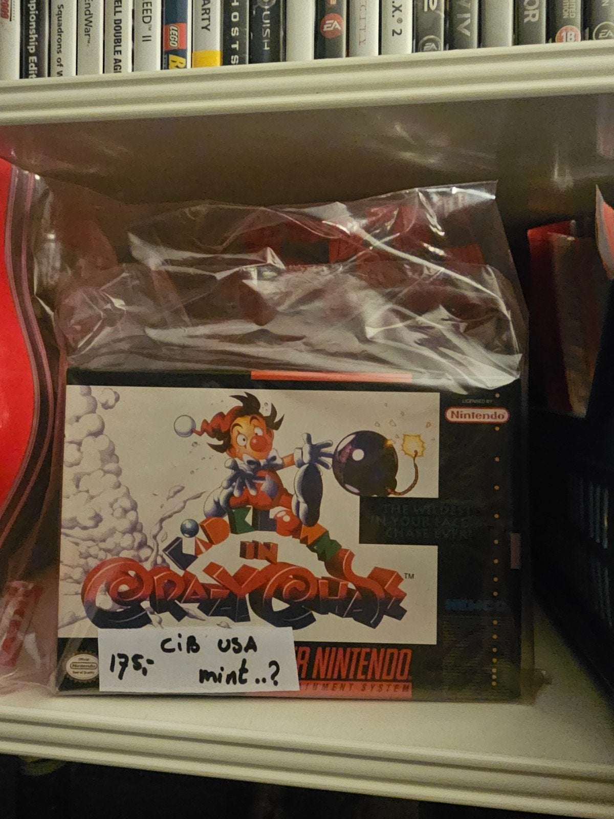 Crazy chase SNES CIB USA - Zeldzaam en in topstaat!, Ophalen of Verzenden