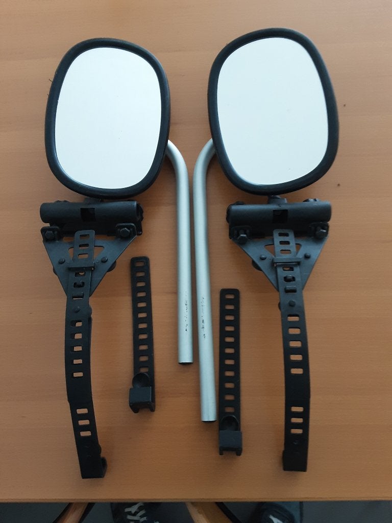 Te koop: caravan spiegels, Ophalen, Gebruikt