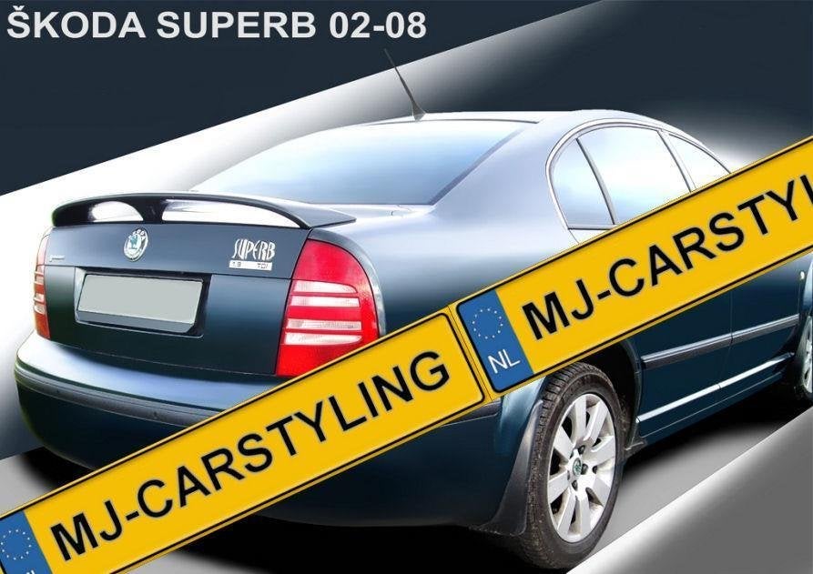Skoda Superb \'02 - Achterklep spoiler, Ophalen of Verzenden, MJ-Carstyling, Info@mj-carstyling.net, Sibeliusstraat 81 5011JH Tilburg