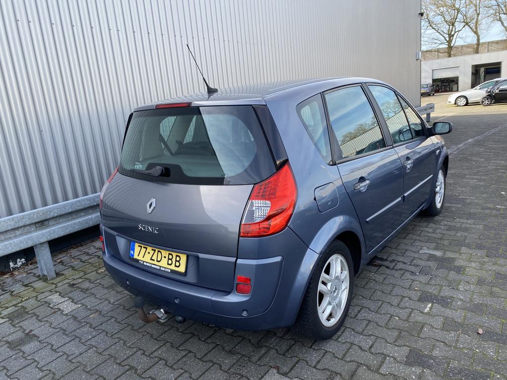 Renault Scénic 2.0-16V Tech Line AUTOMAAT, Leer, Clima, Nav, Auto's, 1998 cc, 4 cilinders, Blauw, Origineel Nederlands