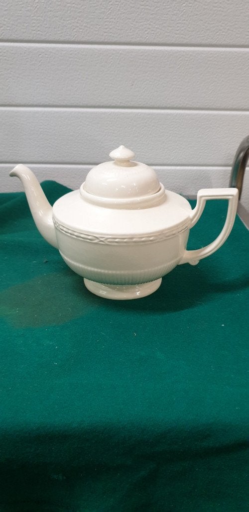 -	Theepot recamier creme aardewerk, Ophalen of Verzenden