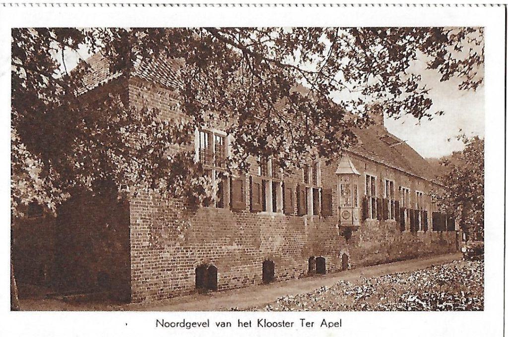 Ter Apel noordgevel klooster Oude Ansichtkaart ( 5029 ), Ophalen of Verzenden, 1960 tot 1980, Ongelopen, Groningen