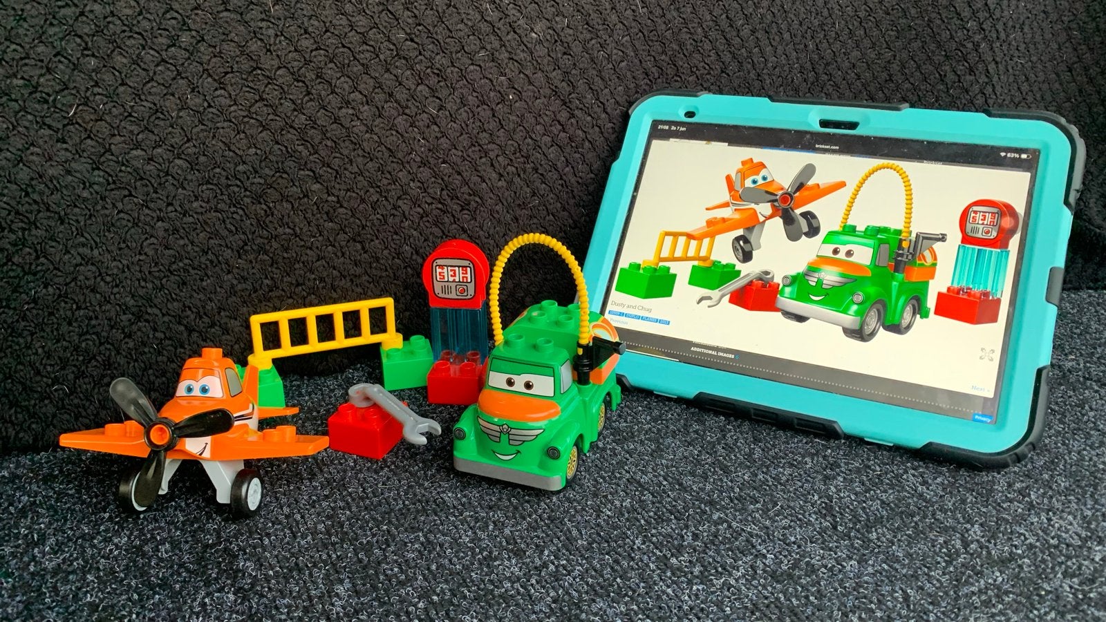 LEGO Duplo Disney Planes Dusty en Chug bouwset 10509-1, Ophalen of Verzenden, Zo goed als nieuw, Complete set, Duplo