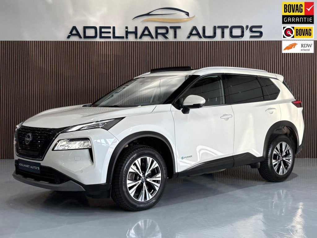 Nissan X-Trail 1.5 e-Power N-Connecta Automaat / Panorama da, Auto's, Nissan, 1497 cc, Gebruikt, 190 pk, Wit