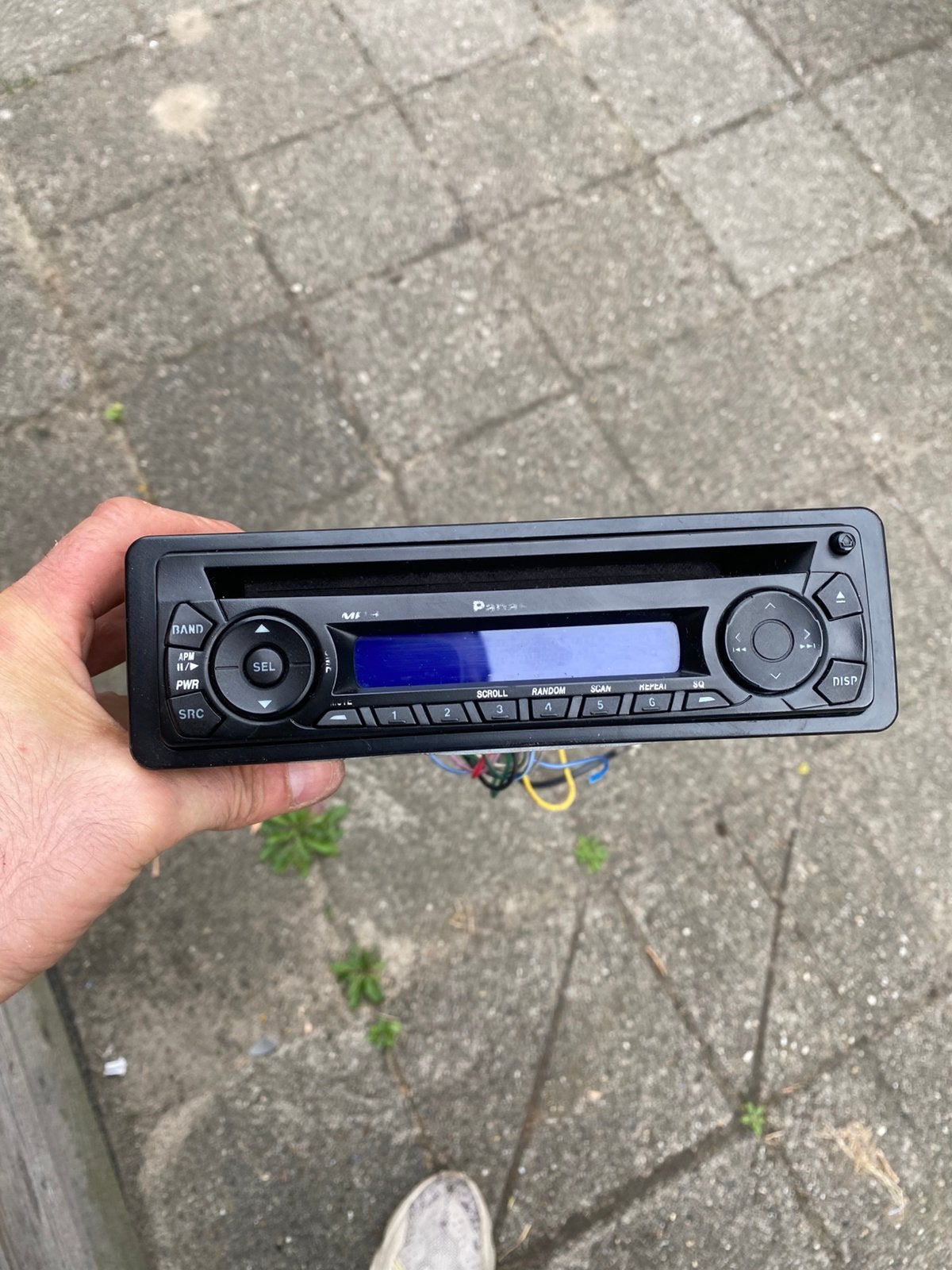 Auto radio cd Panasonic Bluetooth en aux Philips casette, Auto diversen, Ophalen, Zo goed als nieuw
