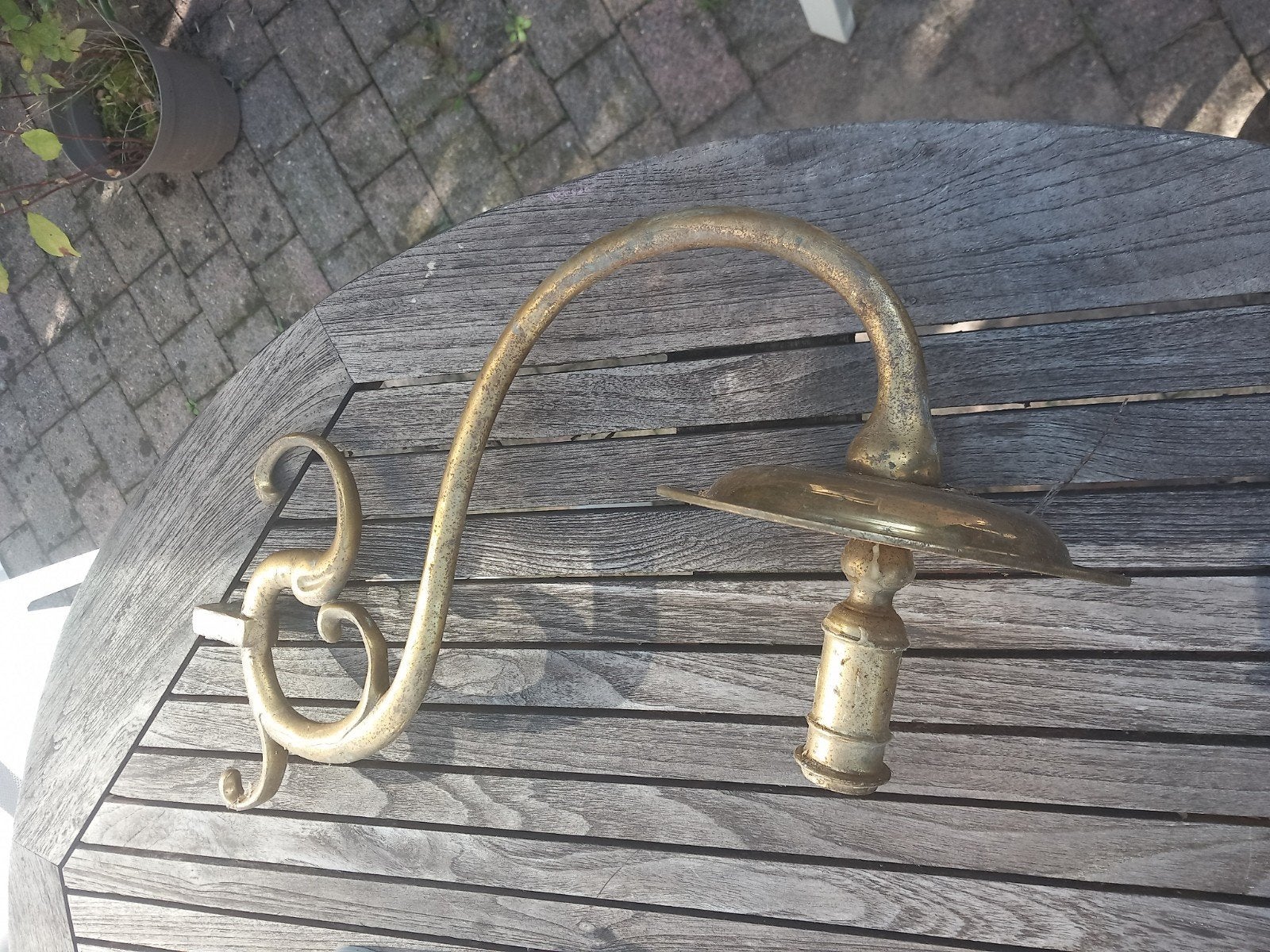 8 armen van een kroonluchter antiek, Huis en Inrichting, Ophalen, Gebruikt