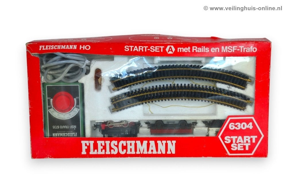Fleischmann 6304 Start set, Hobby en Vrije tijd, Modeltreinen | H0, Gebruikt, Treinset, Gelijkstroom, Fleischmann, Ophalen