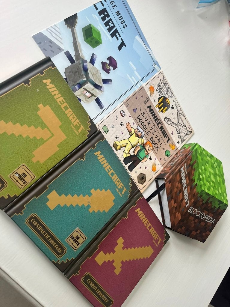 Diverse Minecraft boeken + poster – nette set, Ophalen of Verzenden, Zo goed als nieuw, Fictie