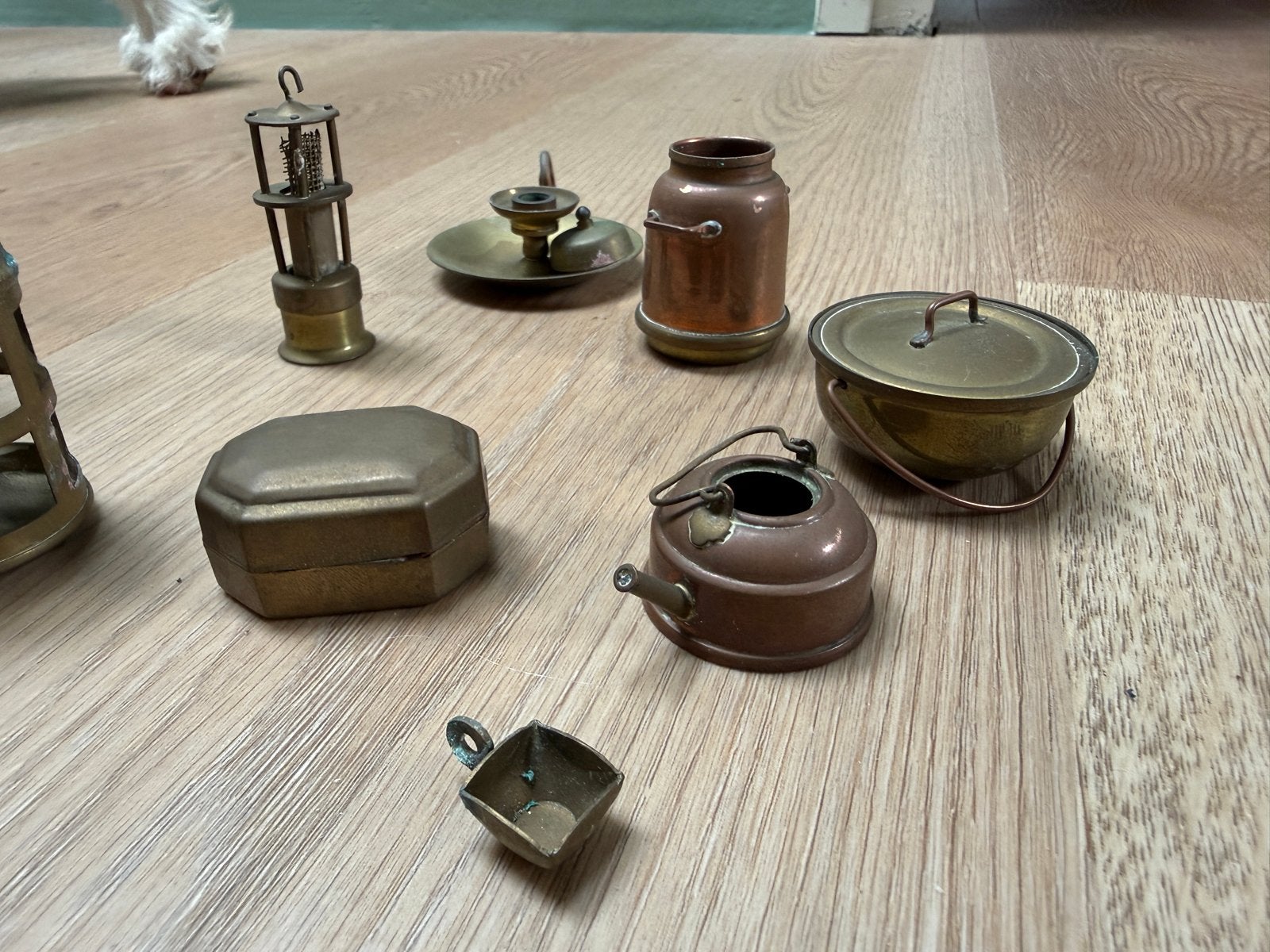 13 Koperen Miniaturen - Diverse Decoratieve Items, Antiek en Kunst, Antiek | Koper en Brons, Ophalen, Koper