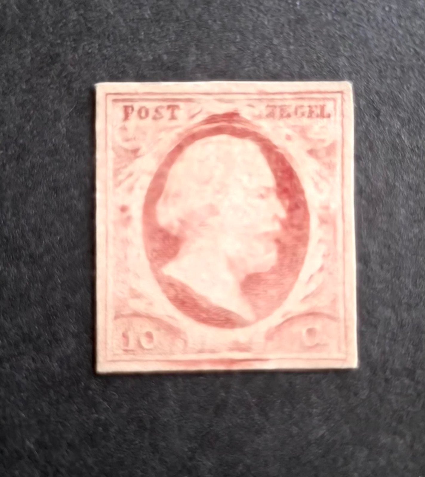 Nederland 1852 nvph nr 2 Koning Willem III   Ongebruikt, Ophalen of Verzenden