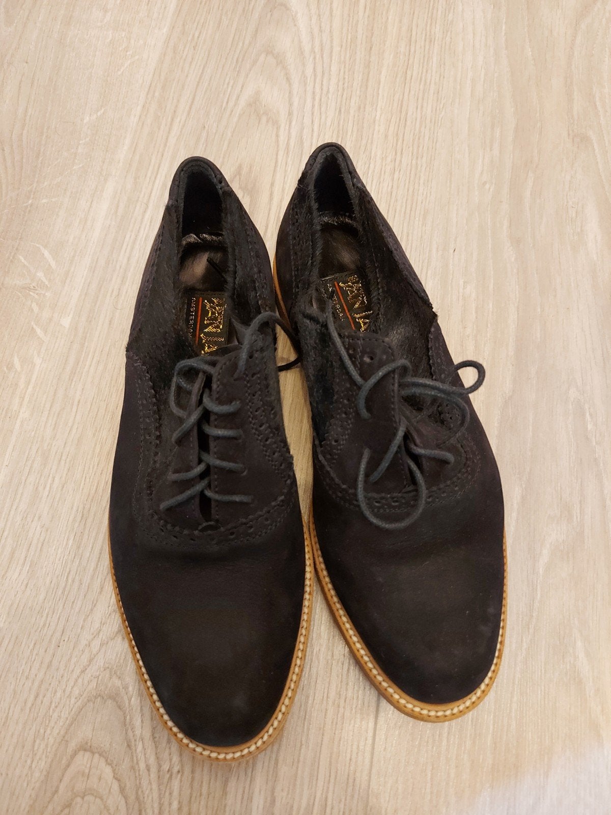Zwarte veterschoenen van Jan Jansen, maat 37.5, Schoenen met lage hakken, Zwart, Jan Jansen, Ophalen of Verzenden
