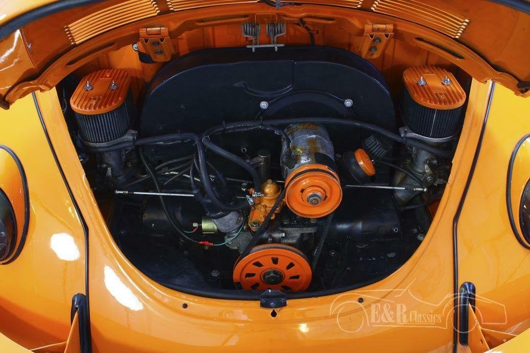 VW Kever | Gerestaureerd | 68 PK | Porsche GT3 RS lak | 1972, Auto's, Achterwielaandrijving, Zwart, Overige kleuren, 68 pk