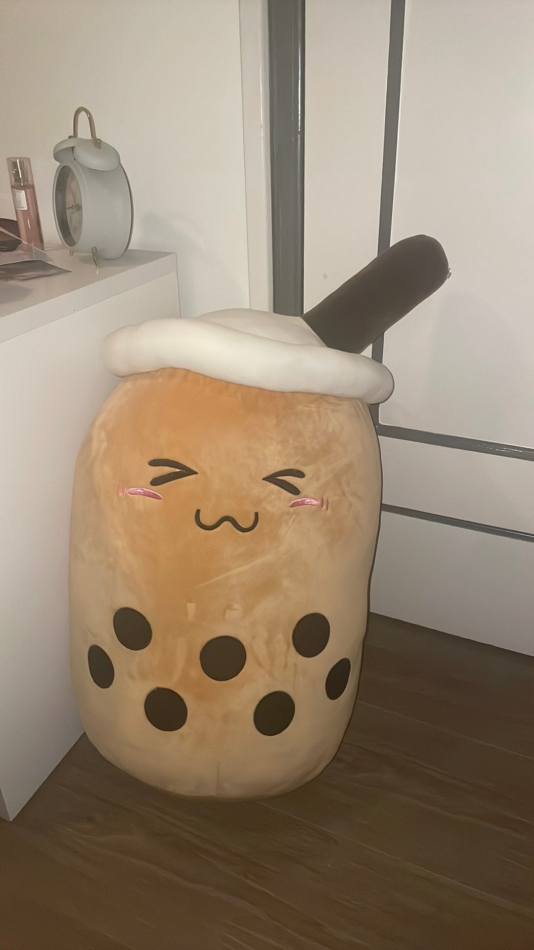Xxl bubble tea knuffel, Ophalen of Verzenden, Zo goed als nieuw