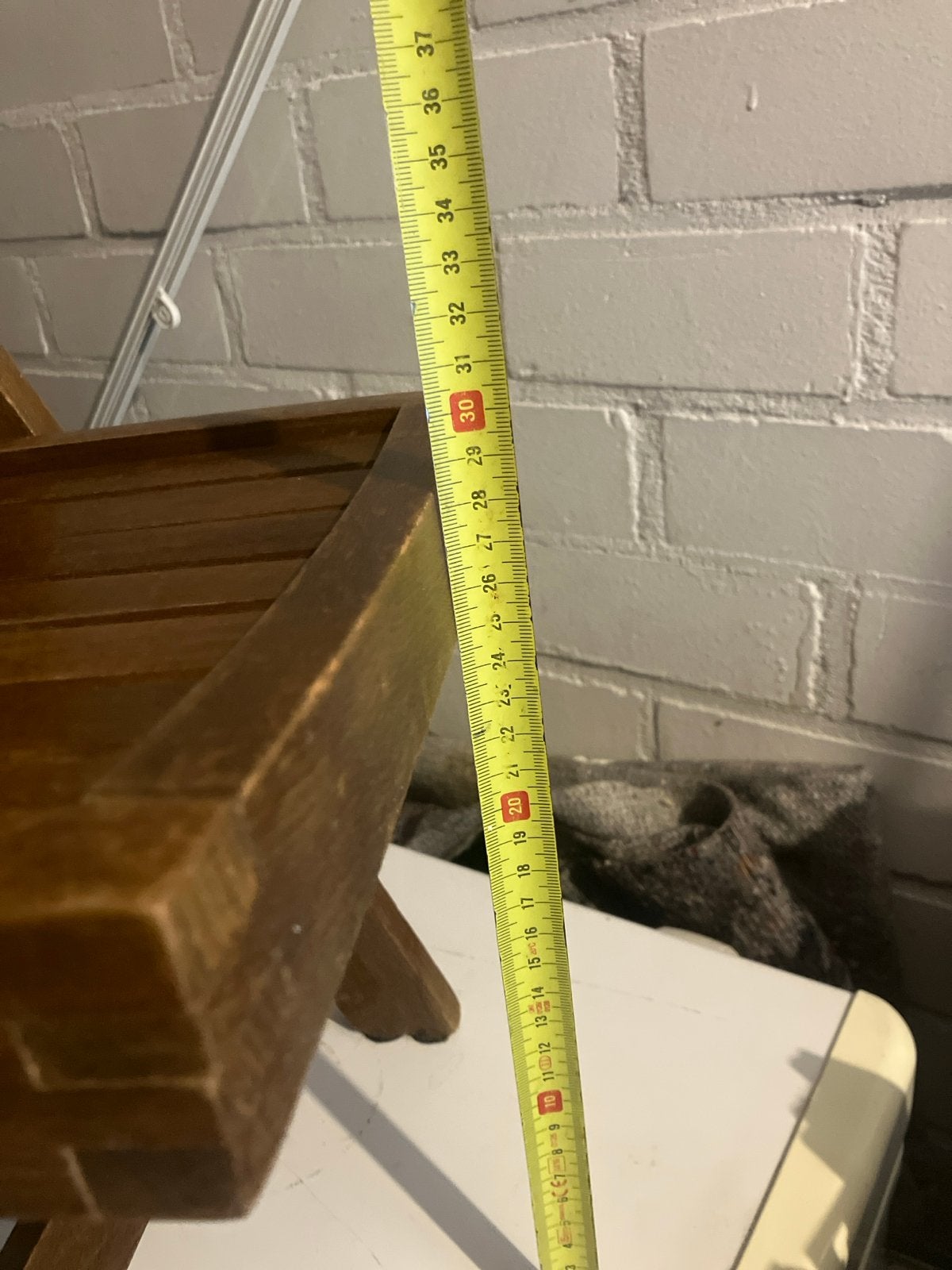 2 massief houten kinder klapstoeltjes (samen 30€), Gebruikt, Twee, Bruin, Ophalen of Verzenden
