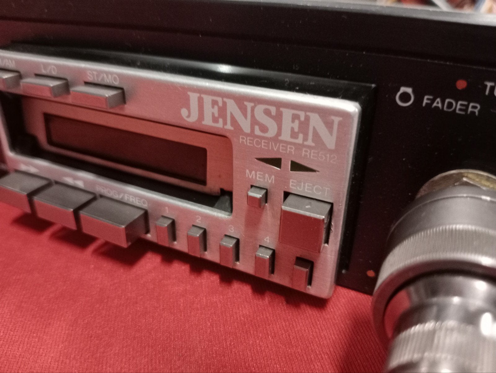Jensen receiver RE 512 radio-cassette youngtimer, Auto diversen, Autoradio's, Gebruikt, Jensen, Ophalen of Verzenden, Nb