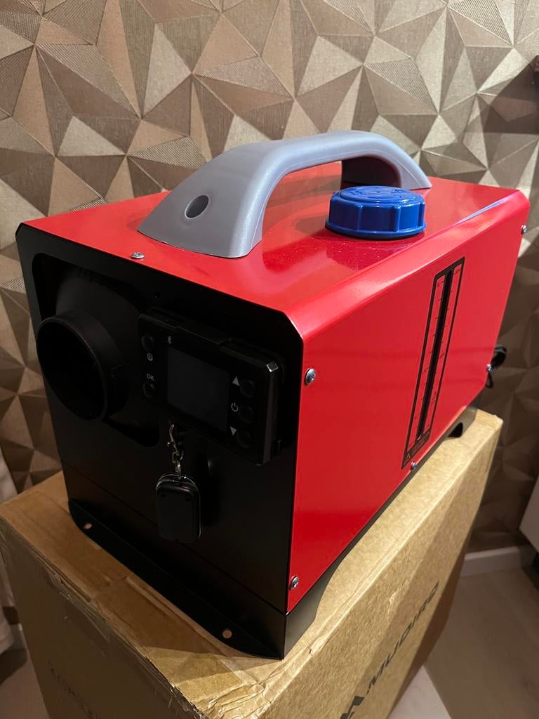 Dieselkachel met Bluetooth, 8kW nieuw! noodpakket, Doe-het-zelf en Verbouw, Ophalen of Verzenden, Zo goed als nieuw, Minder dan 60 cm