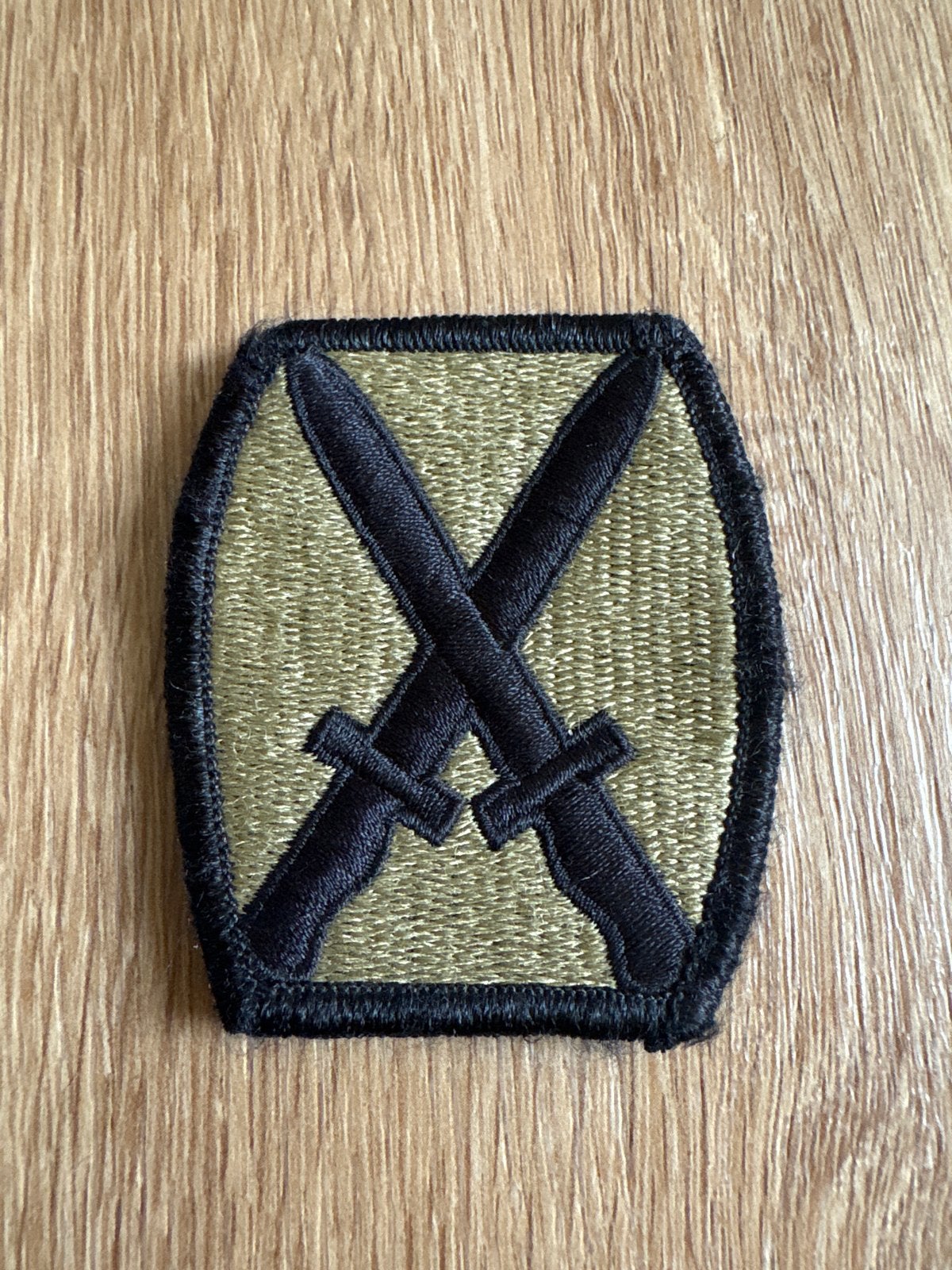 US Army arm patch - 10th mountain division, Ophalen, Landmacht, Amerika, Overige typen