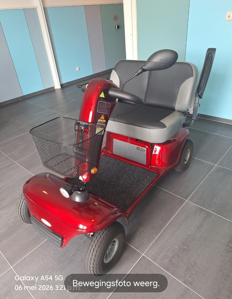 Rode duo scootmobiel Mango., Diversen, Brommobielen en Scootmobielen, Ophalen, Zo goed als nieuw, 36 t/m 45 km, Mango