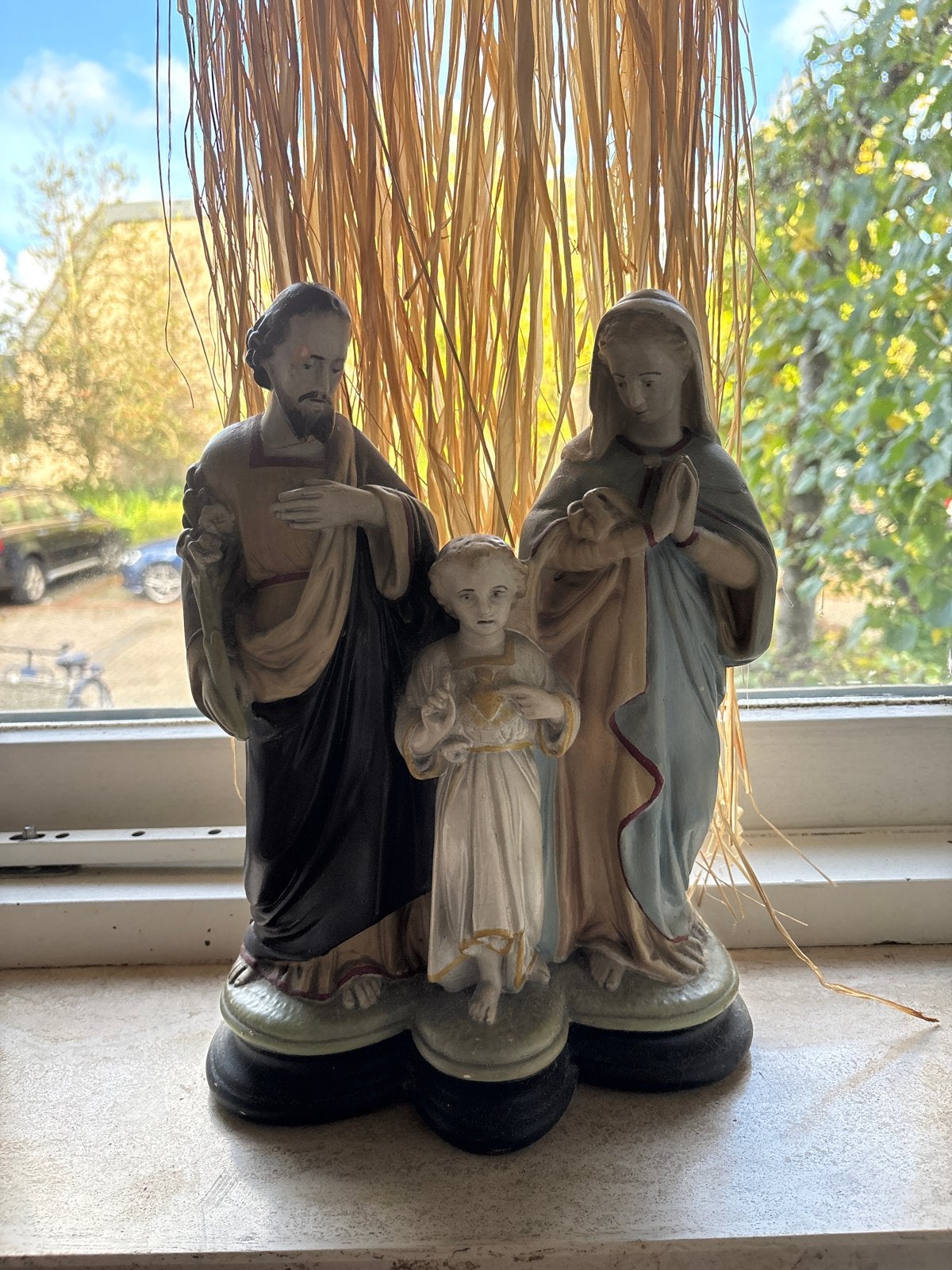 Heilige Familie Beeld - Jozef, Maria en Jezus, Antiek en Kunst, Ophalen of Verzenden